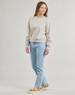 Sudaderas Vans W ESSENTIAL H-FT RLX CREW Beige Sudaderas Mujer - 3