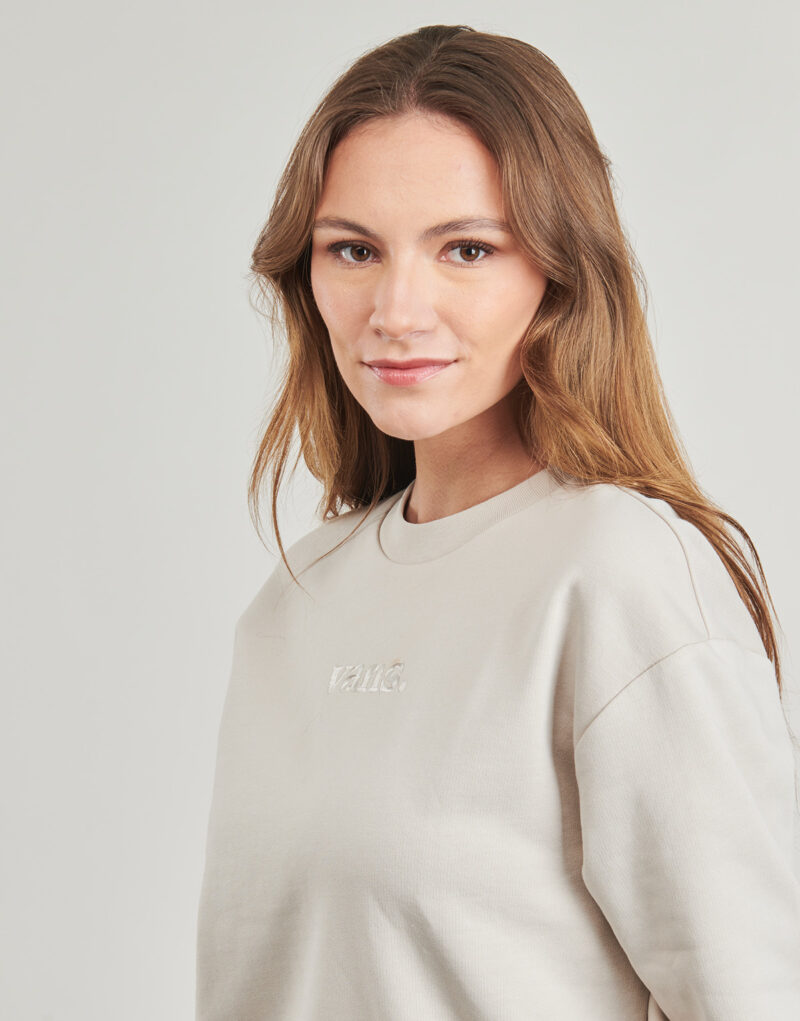 Sudaderas Vans W ESSENTIAL H-FT RLX CREW Beige Sudaderas Mujer - 5