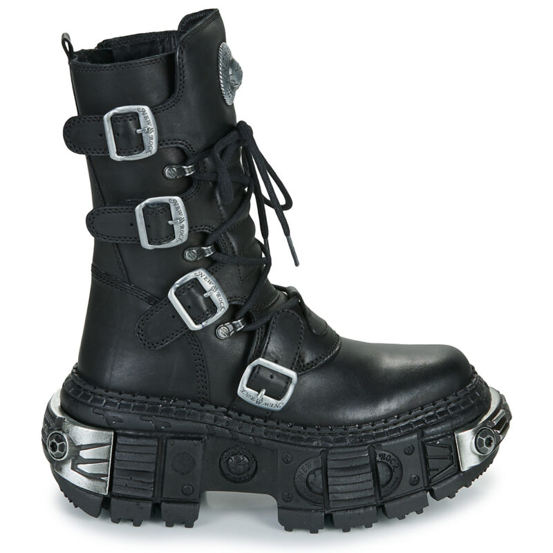 New Rock M-WALL373-S3 Nero - Stivaletti Donna - 2