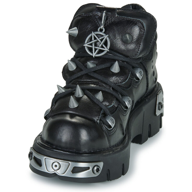 New Rock 110-S1 Nero Derby Donna - 3