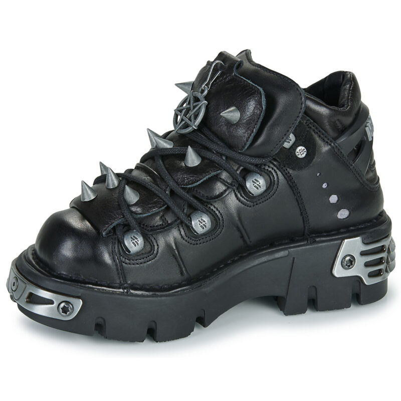 New Rock 110-S1 Nero Derby Donna - 4