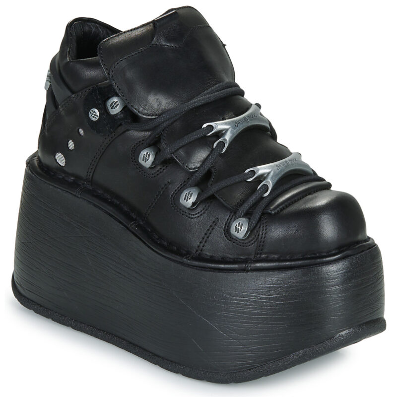 New Rock  M-106N-S77  Nero -  Stivaletti Donna - 1