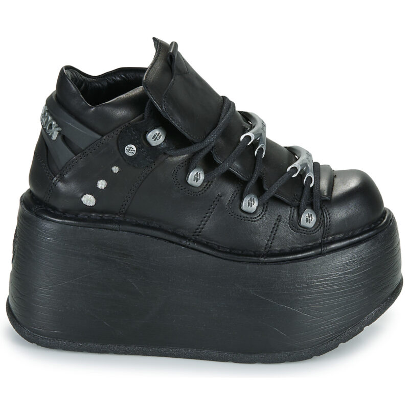 New Rock  M-106N-S77  Nero -  Stivaletti Donna - 2