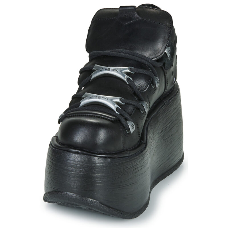 New Rock  M-106N-S77  Nero -  Stivaletti Donna - 3