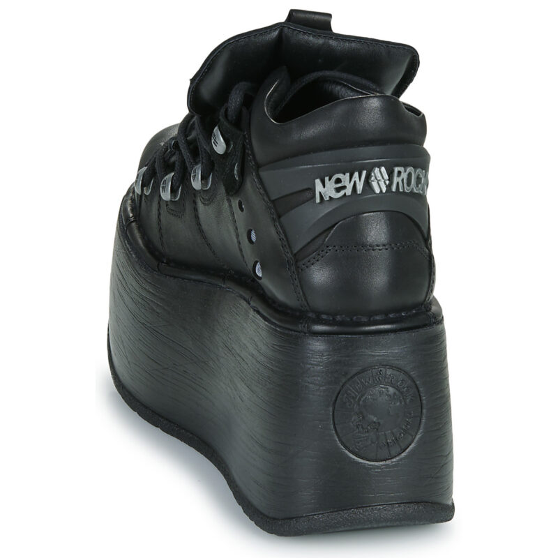 New Rock  M-106N-S77  Nero -  Stivaletti Donna - 5