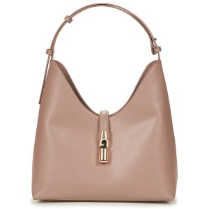 Borsa a spalla donna Furla  FURLA GOCCIA M HOBO  Beige Furla 8050597658261