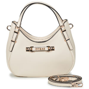 Borsa a spalla donna Guess  LEFIA SMALL SATCHEL  Beige Guess 190231962991