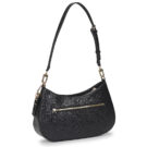 Guess NOELLE II TOP ZIP SHOULDER BAG Nero Borse a spalla Donna - 2