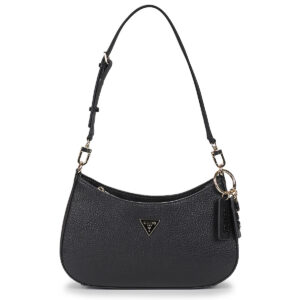 Borsa a spalla donna Guess  NOELLE II TOP ZIP SHOULDER BAG  Nero Guess 190231961550