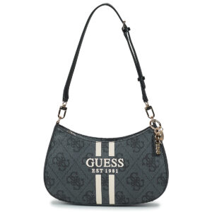 Borsa a spalla donna Guess  NOELLE II TOP ZIP SHOULDER BAG  Nero Guess 190231964957