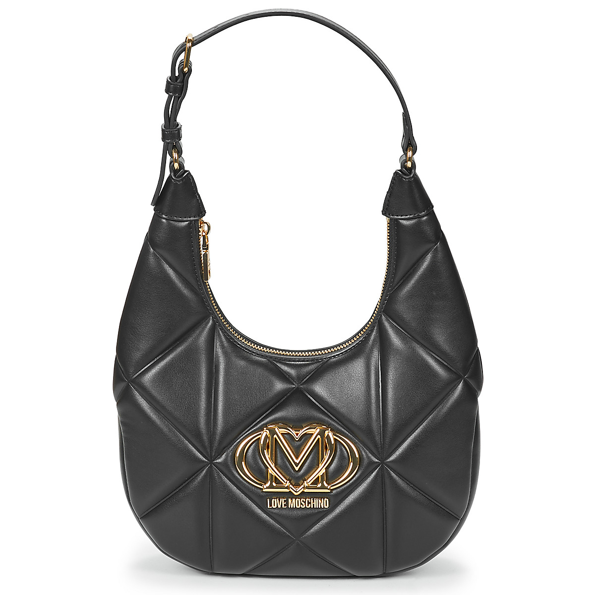 Borsa a spalla donna Love Moschino  EMBOSSED QUILTED JC4082  Nero Love Moschino 8059987411820