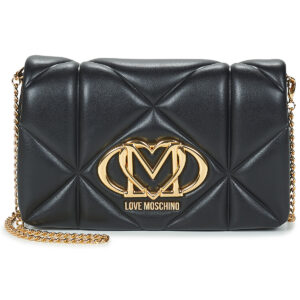 Borsa a tracolla donna Love Moschino  EMBOSSED QUILTED JC4043  Nero Love Moschino 8057623917170