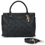 Borsette donna Guess  ADELASIA MULTI COMP SATCHEL  Nero Guess 190231965039