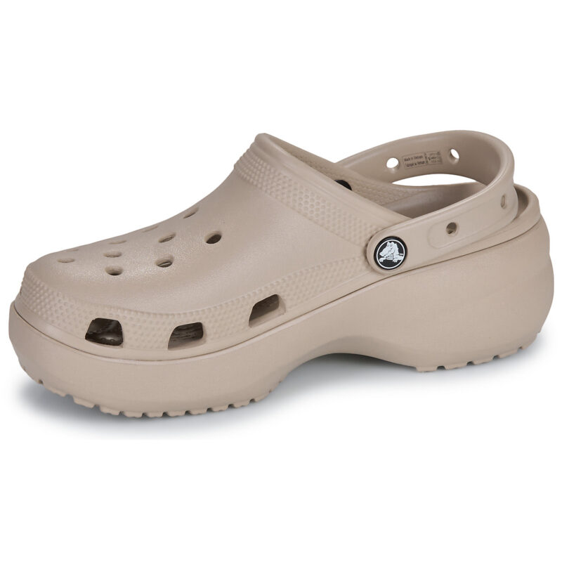 Sabots Crocs Classic Platform W Beige pour femmes - Pointure 4