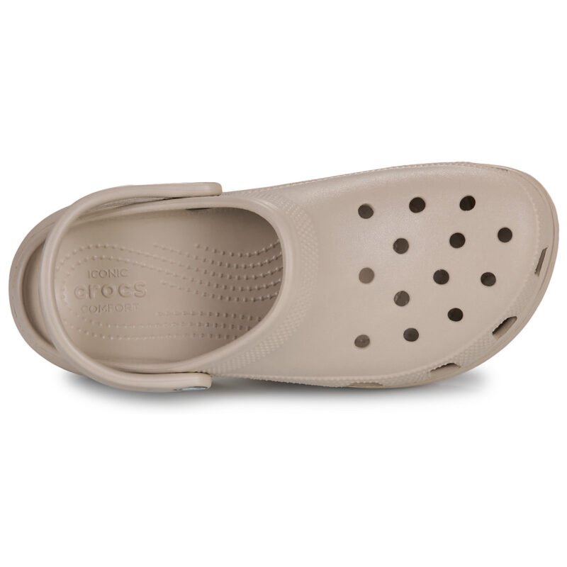 Sabots Crocs Classic Platform W Beige pour femmes - Pointure 6
