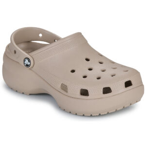 Classic Platform Clog W  Beige