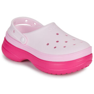 Classic Stacked Clog  Rosa