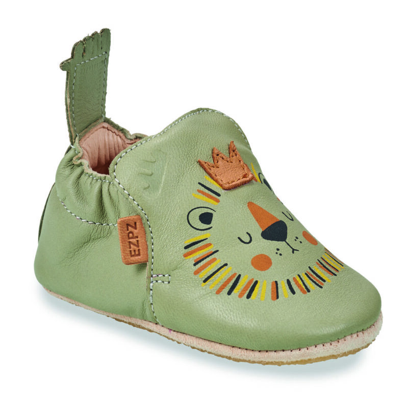 Pantofole bambini ragazza Easy Peasy  MY BLUBLU LION  Verde Easy Peasy 3608927549489