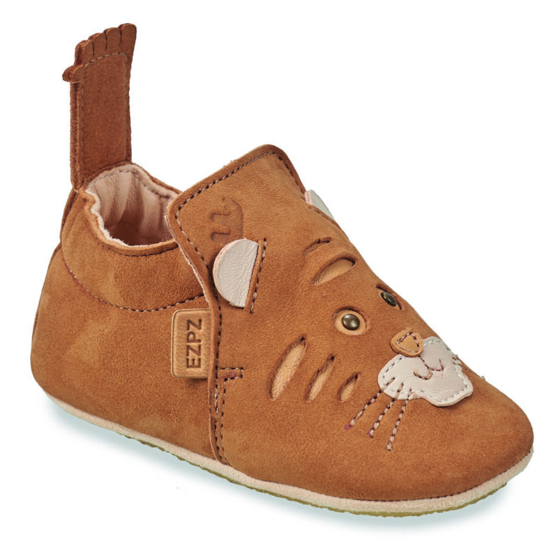 Pantofole bambini ragazza Easy Peasy  MY BLUBLU TIGROU  Marrone Easy Peasy 3608927550119