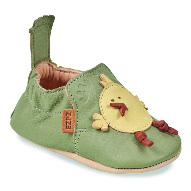 Pantofole bambini ragazza Easy Peasy  MY BLUMOO POUSSIN  Verde Easy Peasy 3608927550515