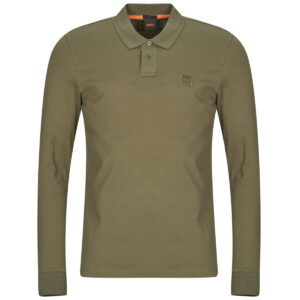 Polo maniche lunghe uomo BOSS  Passerby  Kaki BOSS 4063546974637