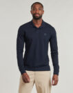 Polo &agrave; manches longues BOSS Passerby bleu pour homme - Taille 2