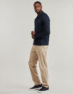 Polo &agrave; manches longues BOSS Passerby bleu pour homme - Taille 3