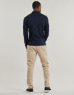 Polo &agrave; manches longues BOSS Passerby bleu pour homme - Taille 4