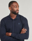Polo &agrave; manches longues BOSS Passerby bleu pour homme - Taille 5