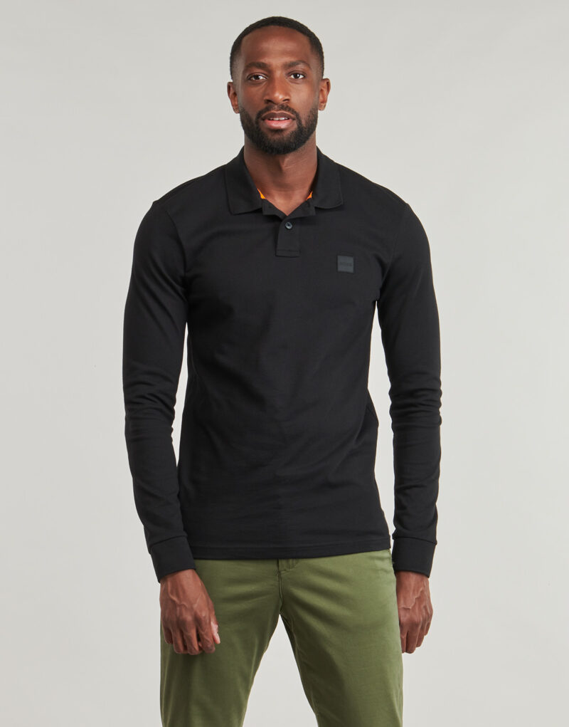 Polo maniche lunghe  BOSS  Passerby  Nero -  Polo maniche lunghe Uomo - 2
