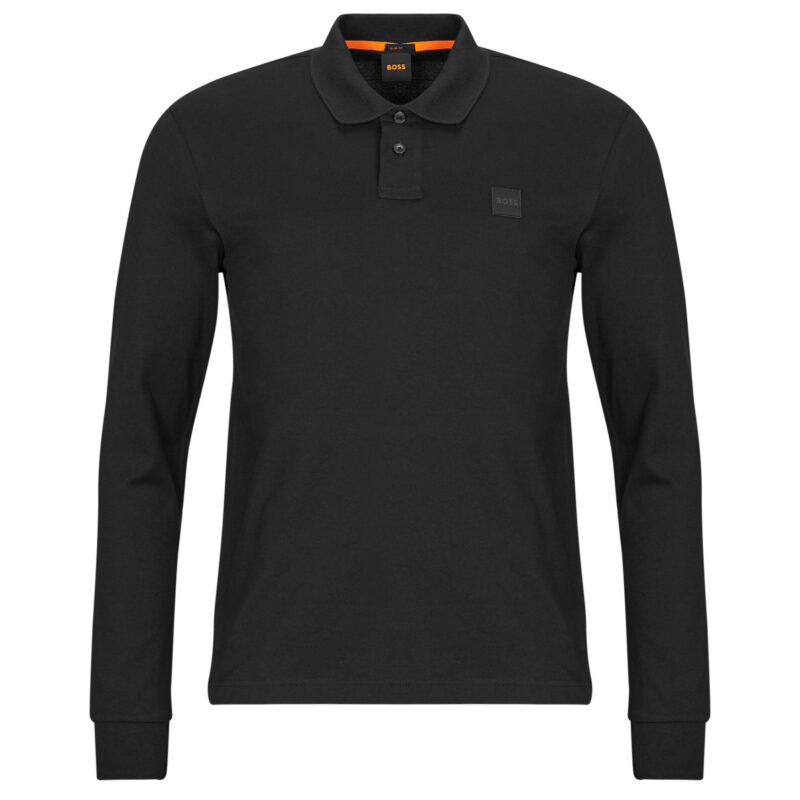 Polo maniche lunghe  BOSS  Passerby  Nero -  Polo maniche lunghe Uomo - 1