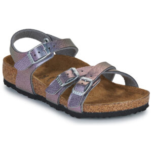 Sandali bambini ragazza BIRKENSTOCK  Kumba Kids Saffiano Iridescent Viola  Multicolore BIRKENSTOCK 4067707013982