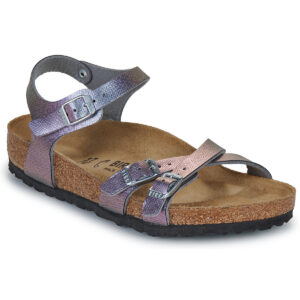 Sandali bambini ragazza BIRKENSTOCK  Kumba Kids Saffiano Iridescent Viola  Multicolore BIRKENSTOCK 4067707014262