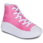 Scarpe bambini ragazza Converse  CHUCK TAYLOR ALL STAR MOVE PLATFORM COLOR SPLASH  Rosa Converse 194435573281
