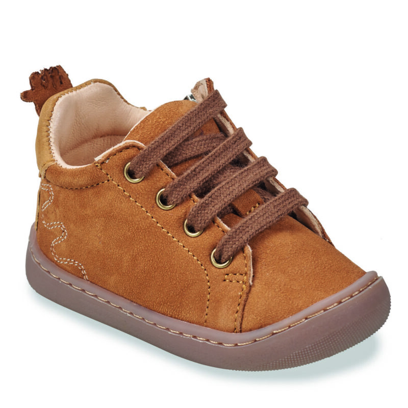 Scarpe bambini ragazza Easy Peasy  MY DODU LACET  Marrone Easy Peasy 3608927550812