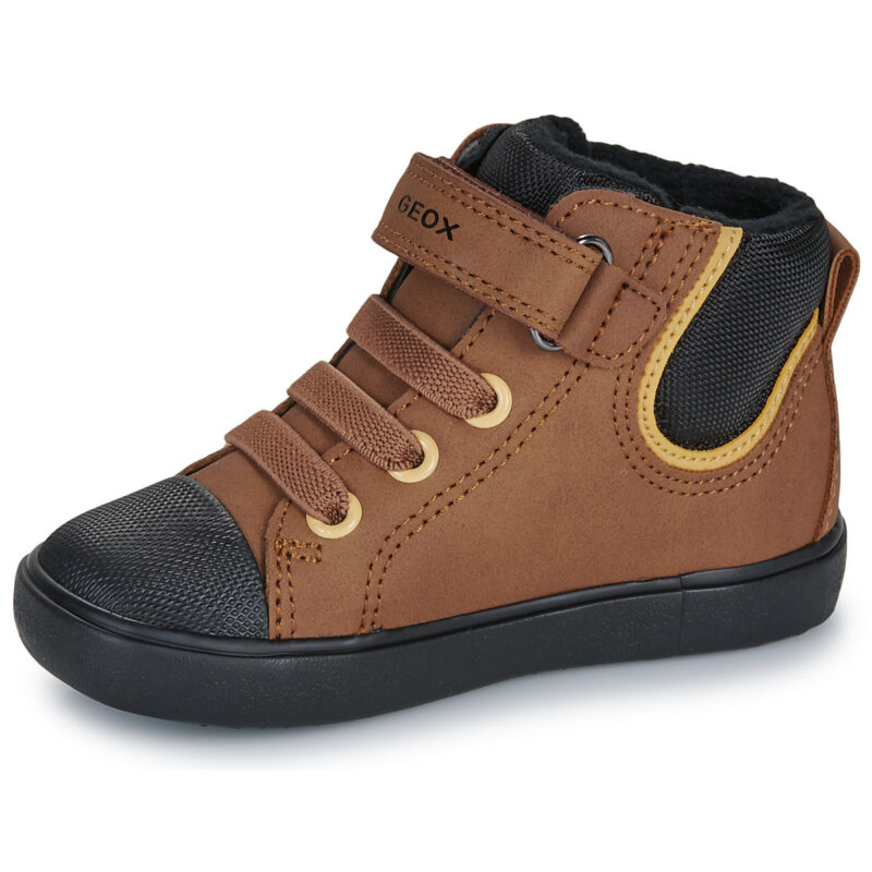 Geox B GISLI BOY Marrone - Sneakers Bambino - 4