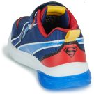 Geox Baskets bleues J CIBERDRON BOY SUPERMAN pour enfant - 5