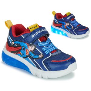 Scarpe bambini ragazzo Geox  J CIBERDRON BOY SUPERMAN  Blu Geox 8058192456107