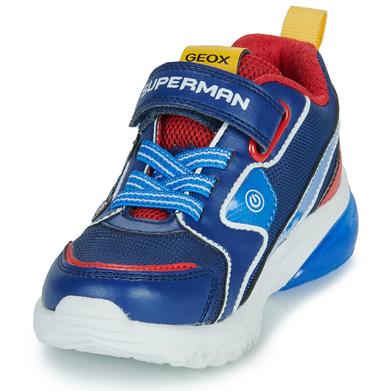Geox Baskets bleues J CIBERDRON BOY SUPERMAN pour enfant - 3