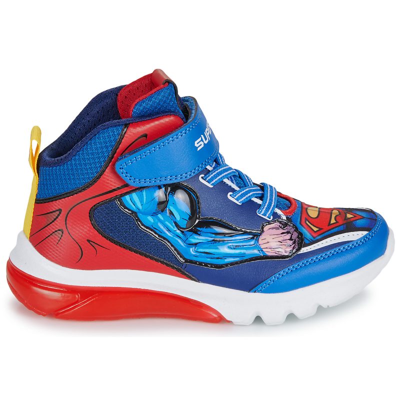 Geox Baskets bleues J CIBERDRON BOY SUPERMAN pour enfant - 2