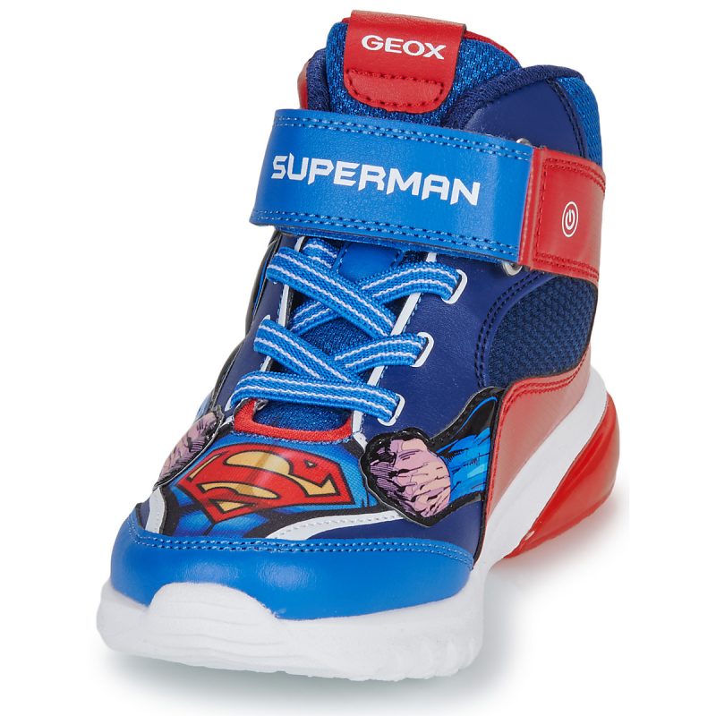 Geox Baskets bleues J CIBERDRON BOY SUPERMAN pour enfant - 3