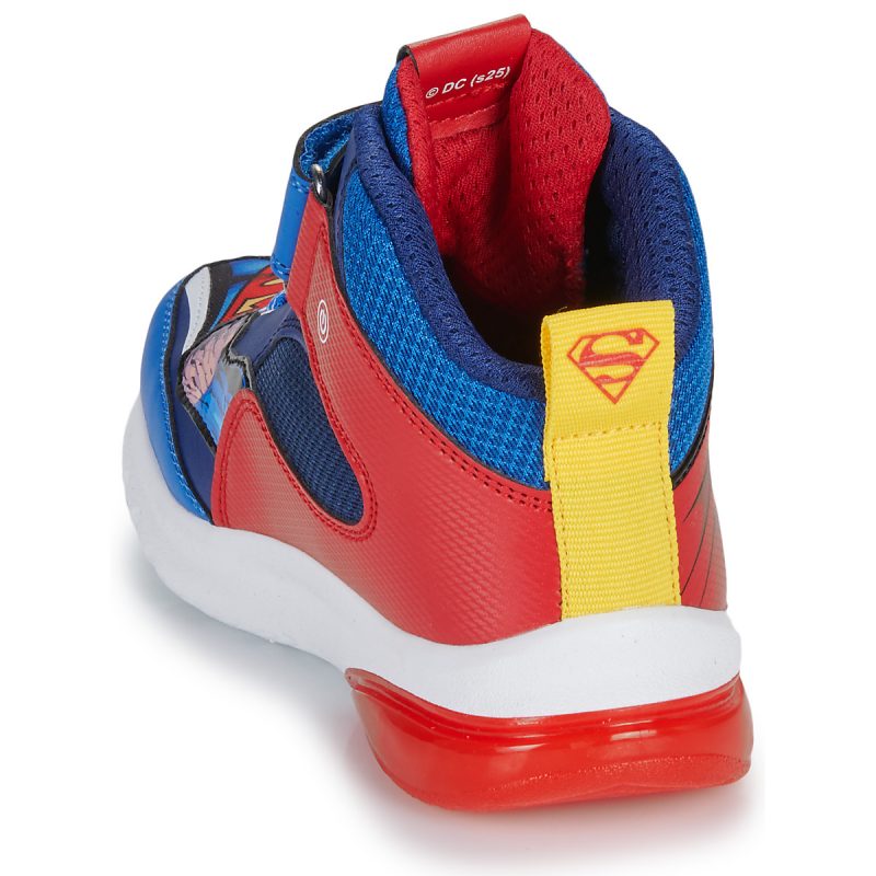 Geox Baskets bleues J CIBERDRON BOY SUPERMAN pour enfant - 5