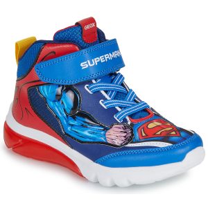 Scarpe bambini ragazzo Geox  J CIBERDRON BOY SUPERMAN  Blu Geox 8058192456367