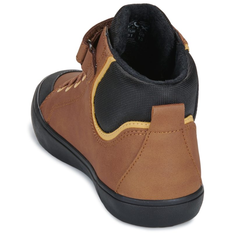 Geox Baskets marron J GISLI BOY pour enfants - Taille 5