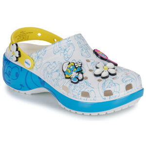 Smurfs Platform Clog  Bianco