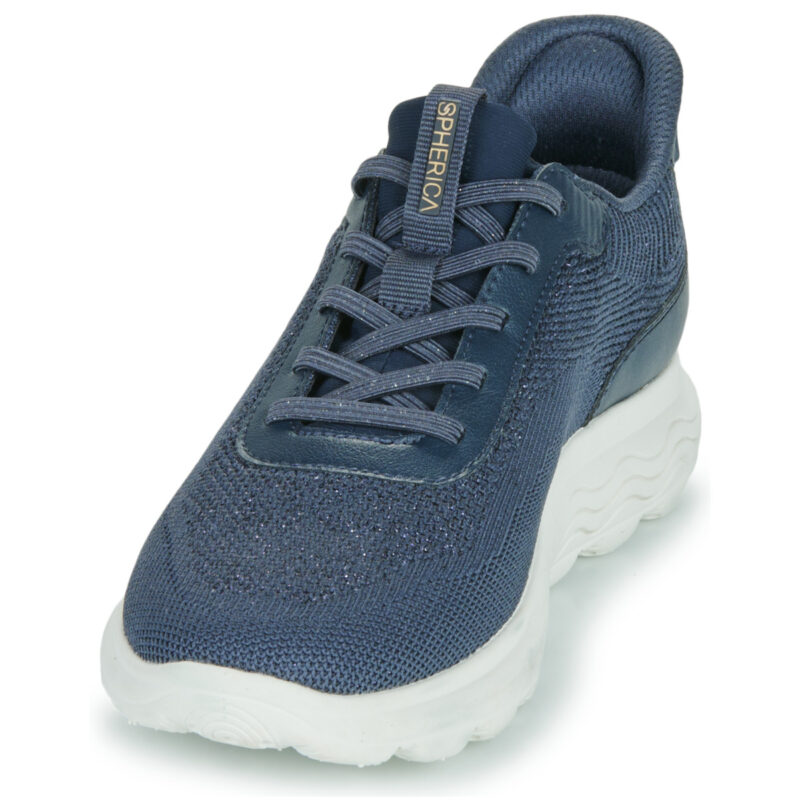 Geox D SPHERICA PLUS A Blaue Low-Sneaker f&uuml;r Damen - Gr&ouml;&szlig;e 3