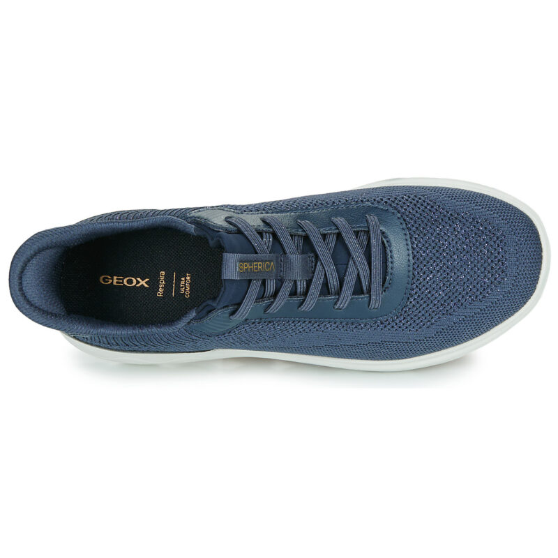 Geox D SPHERICA PLUS A Blaue Low-Sneaker f&uuml;r Damen - Gr&ouml;&szlig;e 6