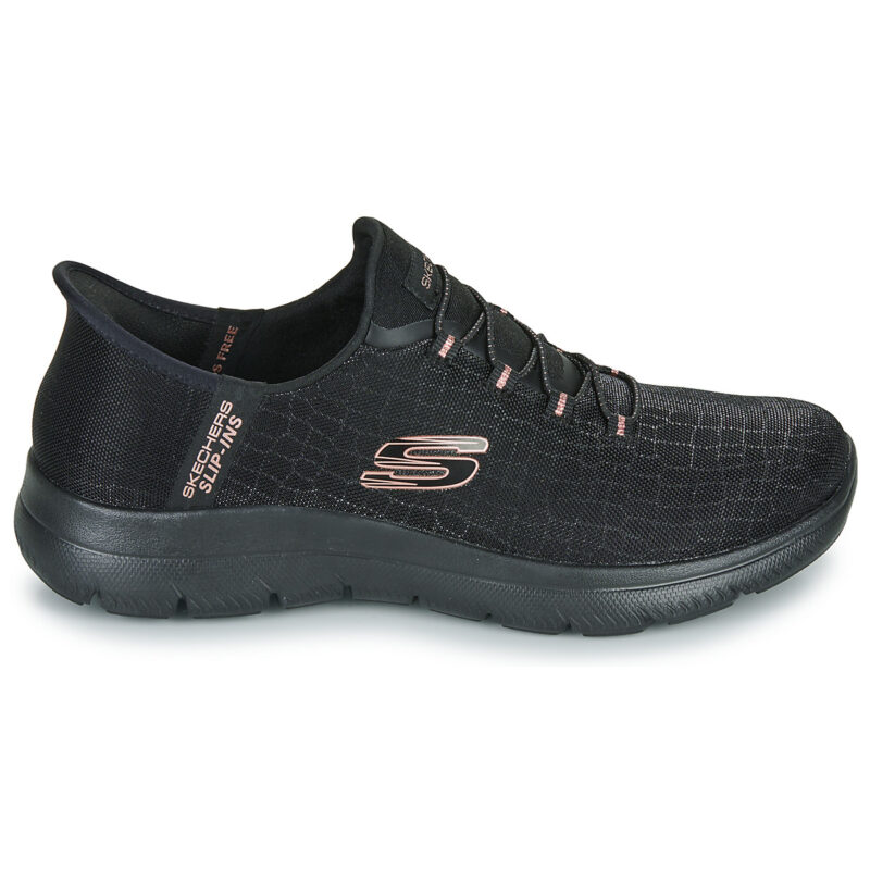 Skechers SUMMITS CLASSY NIGHT SLIP-INS Black Low Sneakers Women - 2
