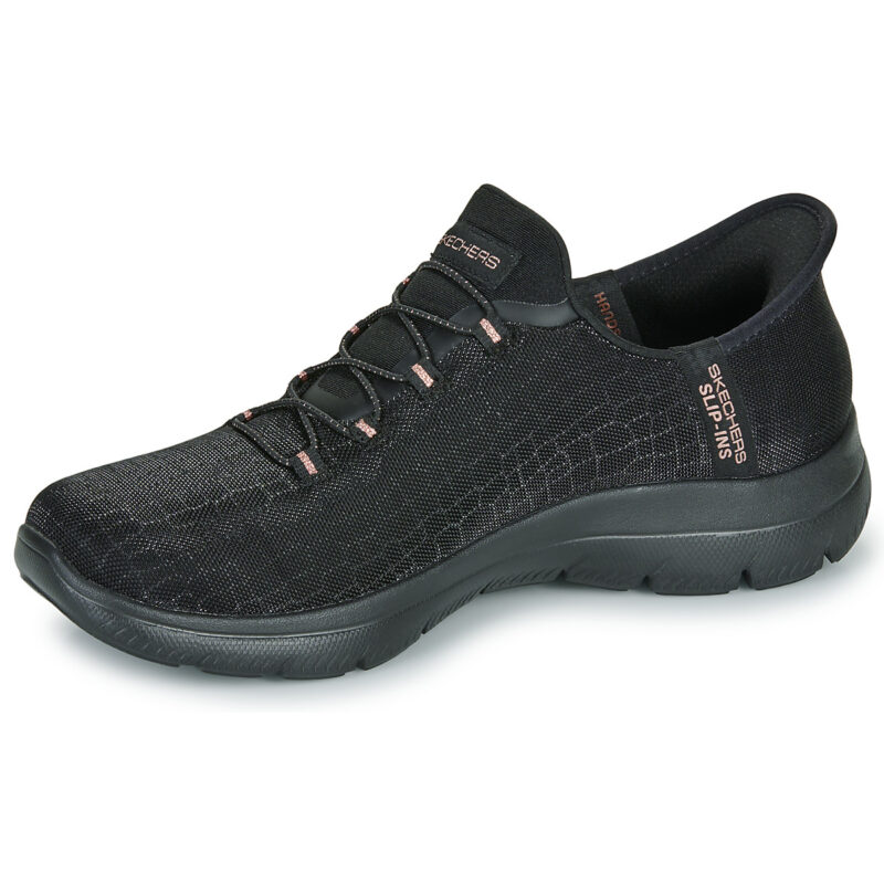 Skechers SUMMITS CLASSY NIGHT SLIP-INS Black Low Sneakers Women - 4
