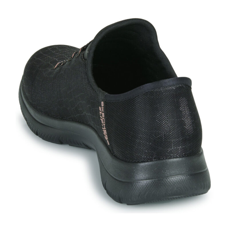 Skechers SUMMITS CLASSY NIGHT SLIP-INS Black Low Sneakers Women - 5
